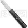 AKC 007 Concord Black OTF Automatic Knife - Satin Dagger -Akc Sales Store AKC 007 Concord Auto Black Satin Dagger BHQ 158279 jr large