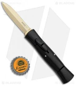 AKC 007 Concord Dagger OTF Automatic Knife Black (2.75" Gold) 9 AKC 007 Concord Dagger OTF Automatic Knife Black (2.75" Gold) -Akc Sales Store AKC 007 Concord Dagger OTF Auto Black Gold BP 28946 jr bottlecap