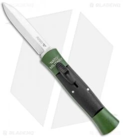 AKC 007 Concord NATO Military Green/Black Dagger OTF Auto Knife (2.8" Satin)