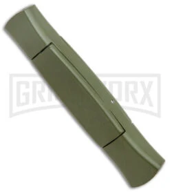 AKC 007 Concord NATO Military OD Green OTF Automatic Knife - Black Flat -Akc Sales Store AKC 007 Concord NATO Military OTF Auto Green Black Flat BHQ 138956 jr side large