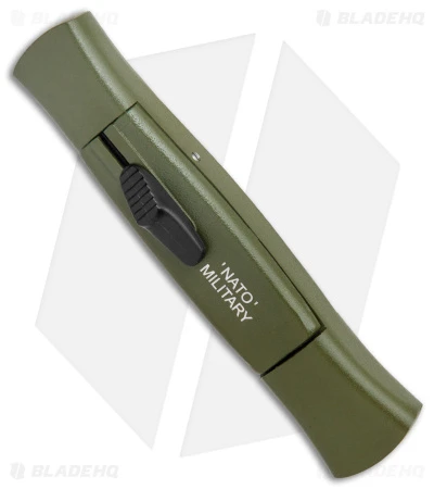 AKC 007 Concord NATO Military OTF Automatic Knife OD Green (3.25" Black Flat) 4 AKC 007 Concord NATO Military OTF Automatic Knife OD Green (3.25" Black Flat) - Image 2