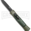 AKC 007 Concord NATO Military Green OTF Automatic Knife - Black Flat -Akc Sales Store AKC 007 Concord NATO Military OTF Auto Green Black Flat BHQ 159710 jr large
