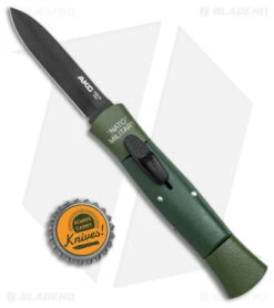 AKC 007 Concord NATO Military OTF Automatic Knife OD Green (2.75" Black Dagger) -Akc Sales Store AKC 007 Concord NATO Military OTF Auto OD Green Black Dagger BHQ 158254 jr bottlecap