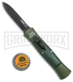 AKC 007 Concord NATO Military OD Green OTF Automatic Knife - Black Dagger -Akc Sales Store AKC 007 Concord NATO Military OTF Auto OD Green Black Dagger BHQ 158254 jr bottlecap large