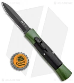 AKC 007 Concord OTF Automatic Dagger Knife Green/Black (2.75" Black) -Akc Sales Store AKC 007 Concord OTF Auto Dagger Green Black Black BHQ 96479 jr bottlecap