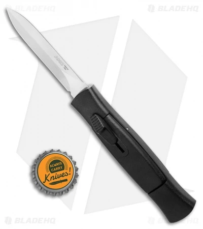AKC 007 Concord OTF Automatic Dagger Knife Black (3" Satin) 6 AKC 007 Concord OTF Automatic Dagger Knife Black (3" Satin) - Image 4