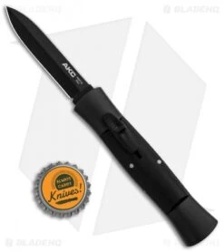 AKC 007 Concord OTF Automatic Dagger Knife Black (2.75" Black) -Akc Sales Store AKC 007 Concord OTF Black Black Dagger GX 30504 jr bottlecap