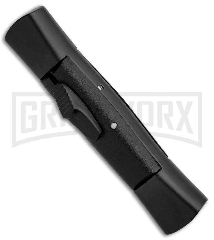 AKC Concord Black OTF Automatic Knife - Dagger Satin 4 AKC Concord Black OTF Automatic Knife - Dagger Satin - Image 2