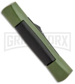 AKC Concord Green/Black OTF Automatic Knife - Flat Black -Akc Sales Store AKC 007 Concord OTF Green Black Flat GX 30500 jr side large