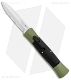 AKC 007 Concord OTF Automatic Dagger Knife Green/Black (2.75" Satin)