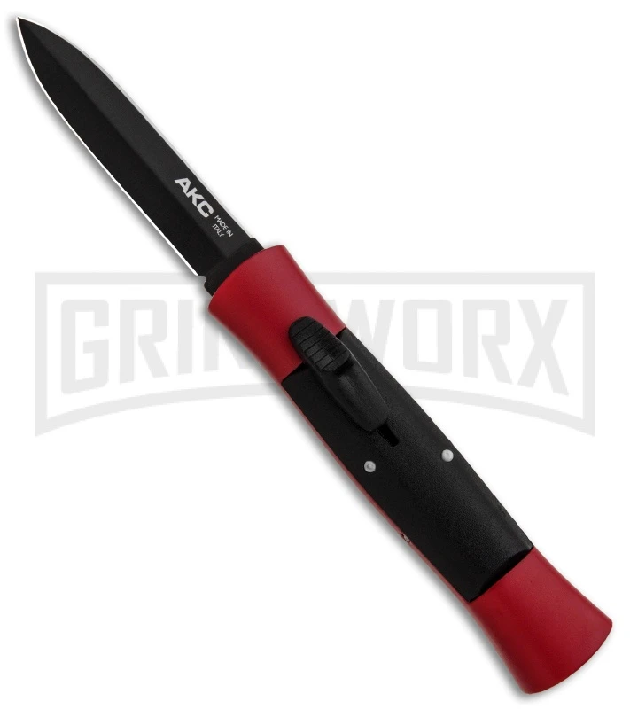 AKC 007 Concord Red/Black OTF Automatic Knife - Dagger Black 3 AKC 007 Concord Red/Black OTF Automatic Knife - Dagger Black