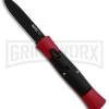 AKC 007 Concord Red/Black OTF Automatic Knife - Flat Black 2 AKC 007 Concord Red/Black OTF Automatic Knife - Flat Black -Akc Sales Store AKC 007 Concord OTF Red Black Flat GX 30499 jr large