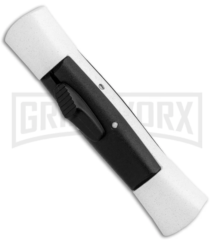 AKC 007 Concord White/Black OTF Automatic Knife - Dagger Black 4 AKC 007 Concord White/Black OTF Automatic Knife - Dagger Black - Image 2