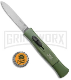 AKC 077 Concord NATO Military Green OTF Automatic Knife - Satin Plain -Akc Sales Store AKC 077 Concord OTF Auto NATO Military Green Satin Flat BHQ 179232 jr bottlecap large