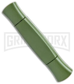 AKC 077 Concord NATO Military Green OTF Automatic Knife - Satin Plain -Akc Sales Store AKC 077 Concord OTF Auto NATO Military Green Satin Flat BHQ 179232 jr side large