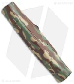 AKC 077 Concord OTF Automatic Knife Green Camo (3.25" Gold ) -Akc Sales Store AKC 077 Concord OTF Green Camo Gold BHQ 72047 jr side