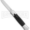 AKC 077 Concord Polish/Black OTF Automatic Knife - Flat Satin Plain -Akc Sales Store AKC 077 Concord Polish Black flat satin plain BP 25754 er large