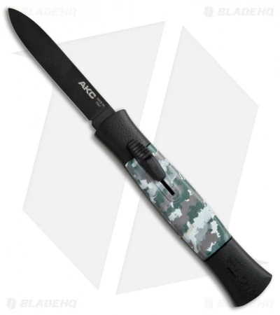 AKC 077 Concord OTF Automatic Knife Arctic Camo (3.25" Black Flat) 3 AKC 077 Concord OTF Automatic Knife Arctic Camo (3.25" Black Flat)
