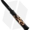 AKC 077 Concord OTF Automatic Knife Cheetah (3.25" Black Flat) -Akc Sales Store AKC 077 concord cheetah black BP 19135 er