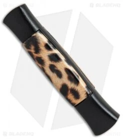 AKC 077 Concord OTF Automatic Knife Cheetah (3.25" Black Flat) 7 AKC 077 Concord OTF Automatic Knife Cheetah (3.25" Black Flat) -Akc Sales Store AKC 077 concord cheetah black BP 19135 er side
