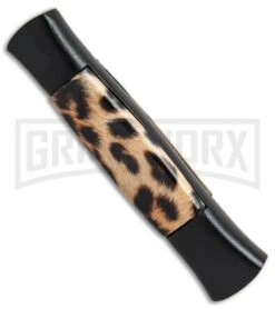 AKC 077 Concord Cheetah OTF Automatic Knife- Flat Grind Black Plain 7 AKC 077 Concord Cheetah OTF Automatic Knife- Flat Grind Black Plain -Akc Sales Store AKC 077 concord cheetah black BP 19135 er side large