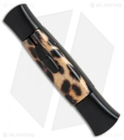 AKC 077 Concord OTF Automatic Knife Cheetah (3.25" Black Flat) 6 AKC 077 Concord OTF Automatic Knife Cheetah (3.25" Black Flat) -Akc Sales Store AKC 077 concord cheetah black BP 19135 er spine