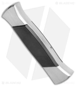 AKC 777 Blackfinger Dagger OTF Automatic Knife Brushed (3.4" Black) -Akc Sales Store AKC 777 Blackfinger Dagger OTF Auto Brushed Black BHQ 138853 jr side