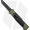AKC 777 Blackfinger OTF Automatic Knife Green/Black (3.375" Black Tanto ) -Akc Sales Store AKC 777 Blackfinger OTF Auto Green Black Black Tanto BHQ 153513 jr