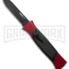 AKC 777 Blackfinger Red/Black OTF Automatic Knife - Black Plain 1 AKC 777 Blackfinger Red/Black OTF Automatic Knife - Black Plain -Akc Sales Store AKC 777 Blackfinger OTF Automatic Knife Red Black 3.375in Black Flat BHQ 184000 hd large