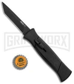 AKC 777 Blackfinger Black OTF Automatic Knife - Black Tanto 9 AKC 777 Blackfinger Black OTF Automatic Knife - Black Tanto -Akc Sales Store AKC 777 Blackfinger Tanto OTF Auto Black Black BHQ 87414 jr bottlecap large