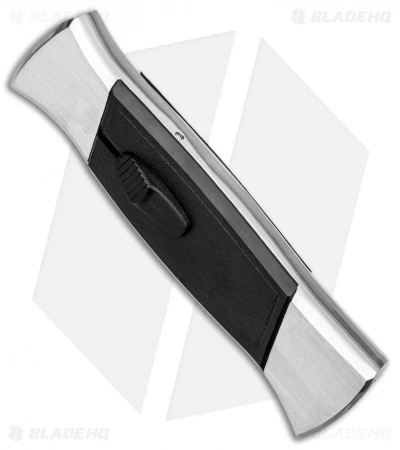 AKC 777 Blackfinger Tanto OTF Automatic Knife Brushed Aluminum (3.375" SW) 4 AKC 777 Blackfinger Tanto OTF Automatic Knife Brushed Aluminum (3.375" SW) - Image 2