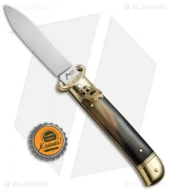 AKC Shot Puller 8" Lever Lock Italian Auto Brazilian W/ Brass (3.2" Polish Flat) -Akc Sales Store AKC 8in Shot Puller LL Brazilian Horn Brass BP 19886 jr bottlecap