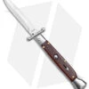 AKC 9" Bayonet Automatic Swinguard Italian Stiletto Snakewood (4" Satin) -Akc Sales Store AKC 9in Auto Italian Stieltto Snakewood Satin Bayo BHQ 158041 jr