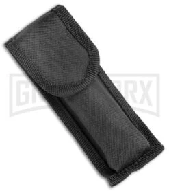 AKC 9" Stiletto Dark Horn Automatic Knife - Bayonet -Akc Sales Store AKC 9in Stiletto Sim Dark Horn Auto Bayo GX 37956 jr sheath large