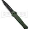 AKC X-treme Ace1 Green Automatic Knife - Black Plain -Akc Sales Store AKC Ace Automatic Knife Dark Green 3in Black BHQ 189107 td large