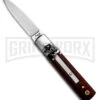 AKC 6" Mini Classic Lever Lock Cocobolo Automatic Knife - Satin Plain 1 AKC 6" Mini Classic Lever Lock Cocobolo Automatic Knife - Satin Plain -Akc Sales Store AKC Classic Leverlock Cocobolo BHQ 50891 ns large