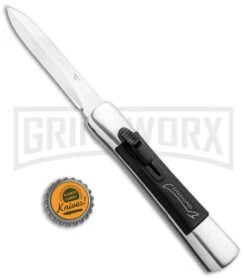 AKC Concord Polish/Black OTF Automatic Knife - Dagger Satin Plain 9 AKC Concord Polish/Black OTF Automatic Knife - Dagger Satin Plain -Akc Sales Store AKC Concord Dagger OTF Auto Polish Black Satin BHQ 92038 jr bottlecap large