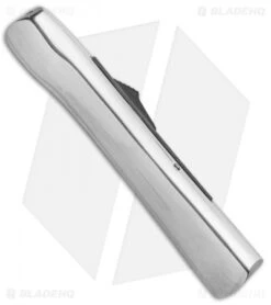 AKC Concord Dagger OTF Automatic Knife Polish/Black (3.25" Satin) -Akc Sales Store AKC Concord Dagger OTF Auto Polish Black Satin BHQ 92038 jr side