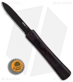 AKC Concord OTF Automatic Knife Full Sim Carbon Fiber (3.25" Black Flat) -Akc Sales Store AKC Concord Full Sim Carbon Fiber Black Flat BHQ 90292 er bottlecap