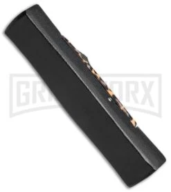 AKC Minion Concord Leopard OTF Automatic Knife - Flat Black Plain 7 AKC Minion Concord Leopard OTF Automatic Knife - Flat Black Plain -Akc Sales Store AKC Concord Minion Leopard Flat Blk BP 18949 jr side large