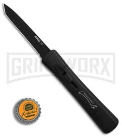 AKC Concord Black OTF Automatic Knife - Tanto Black Plain -Akc Sales Store AKC Concord Tanto Black Black BHQ 90285 er bottlecap large