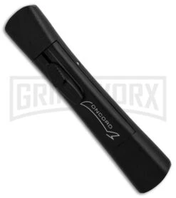 AKC Concord Black OTF Automatic Knife - Tanto Black Plain -Akc Sales Store AKC Concord Tanto Black Black BHQ 90285 er spine large