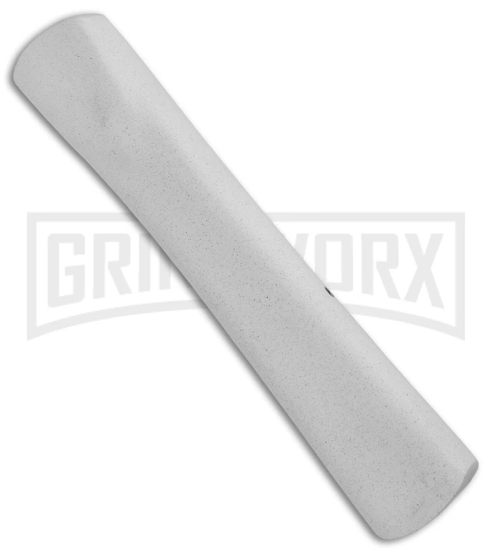 AKC Concord White/Black OTF Automatic Knife - Tanto Satin Plain 4 AKC Concord White/Black OTF Automatic Knife - Tanto Satin Plain - Image 2