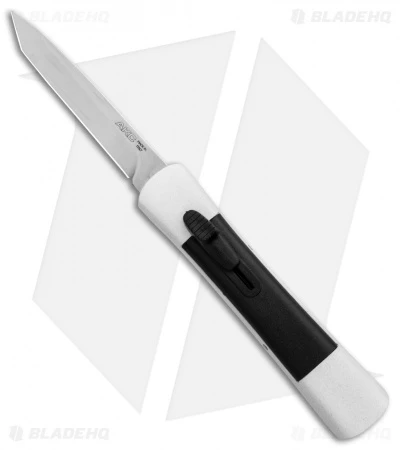 AKC Concord Tanto OTF Automatic Knife White/Black (3.25" Satin) 3 AKC Concord Tanto OTF Automatic Knife White/Black (3.25" Satin)