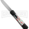 AKC Concord Italy Flag OTF Automatic Knife - Flat Satin Plain -Akc Sales Store AKC Concord italy flag flat satin BHQ 75609 jr large