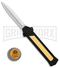 AKC F-16 Brass D/A OTF Automatic Knife - Dagger Satin Plain 9 AKC F-16 Brass D/A OTF Automatic Knife - Dagger Satin Plain -Akc Sales Store AKC F 16 BHQ Exclusive Brass Dagger Satin Plain GX 30991 er bottlecap large