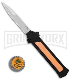 AKC F-16 Copper D/A OTF Automatic Knife - Bayo Satin Plain -Akc Sales Store AKC F 16 BHQ Exclusive Copper Bayo Satin Plain GX 30992 er bottlecap large