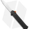 AKC F-16 D/A Bayo OTF Automatic Knife Black W/ Orange Button (3.3" Satin) -Akc Sales Store AKC F 16 DA Bayo OTF Auto Black Orange Button Satin BHQ 102935 jr