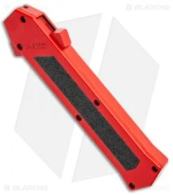 AKC F-16 D/A Bayonet OTF Automatic Knife Red (3.3" Two Tone) -Akc Sales Store AKC F 16 DA Bayo OTF Auto Red BHQ 112389 jr spine