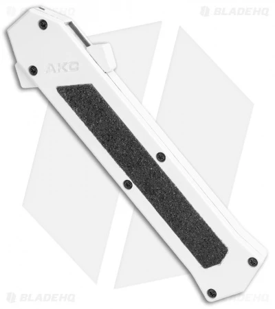 AKC F-16 D/A Bayonet OTF Automatic Knife White (3.3" Two Tone) 4 AKC F-16 D/A Bayonet OTF Automatic Knife White (3.3" Two Tone) - Image 2